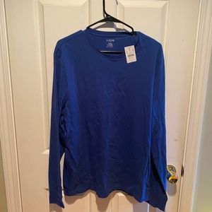 Olympic blue J Crew long sleeve shirt